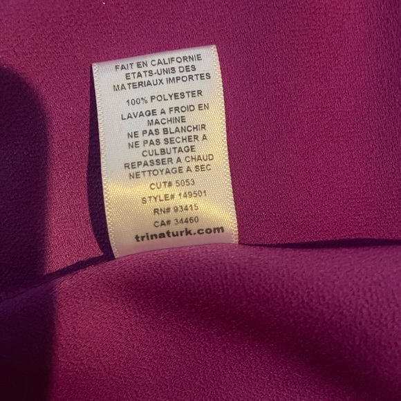 Trina Turk fuschia tank top or vest - Picture 5 of 6